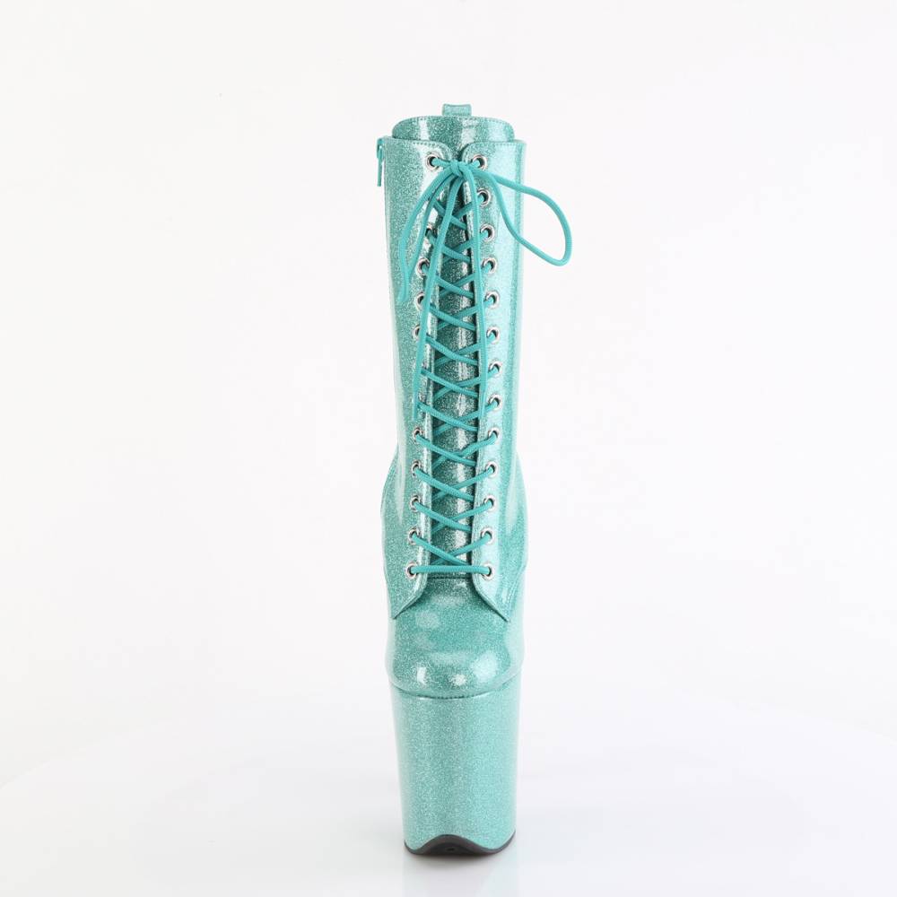 Pleaser - FLAMINGO1040GP Bottes de plateforme, Pole dance chaussures - Turquoise Product image